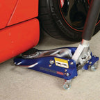 3000lbs Low Profile Aluminum Floor Jack 1.5 Ton Lift Capacity Rapid Pump Car NEW