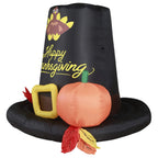 Holidayana 6 Foot Tall Air Inflatable Thanksgiving Pilgrim Hat Decoration