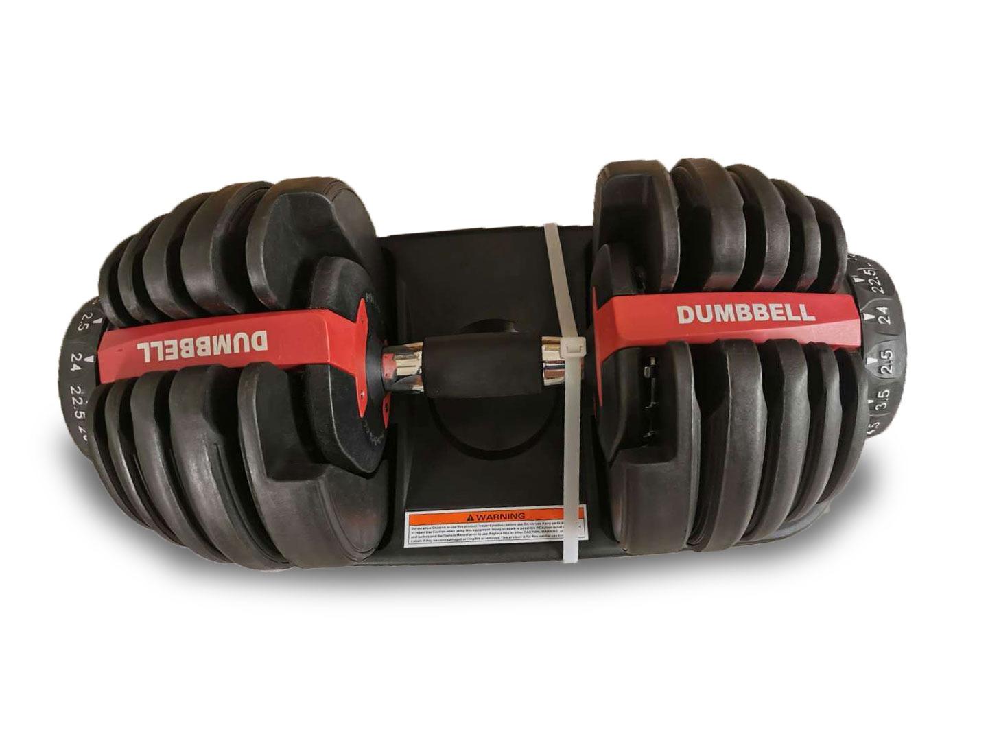 Adam Lucy Adjusting Dumbbell 53 lbs. Weight Train For Gym Home Body Workout Set - Pair 2 Units
