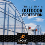 10 ' x 10' clear vinyl tarp - super heavy duty 20 mil transparent