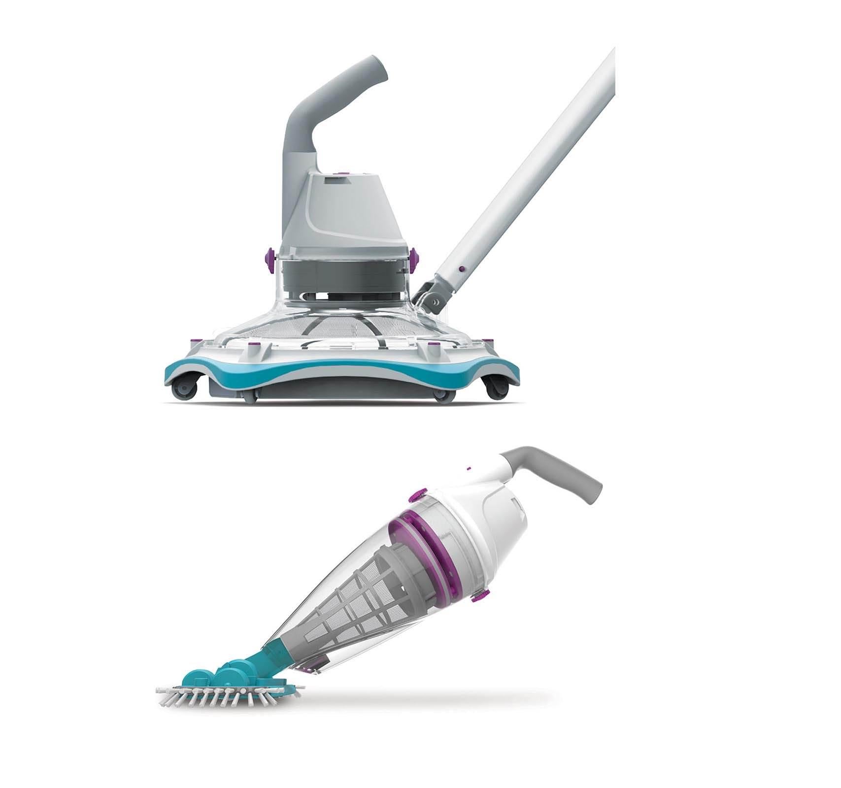 Kokido Pool Products Kokido EV85CBX Telsa 85 Rechargeable Handheld Electric Pool Vacuum Set (2 Pack)