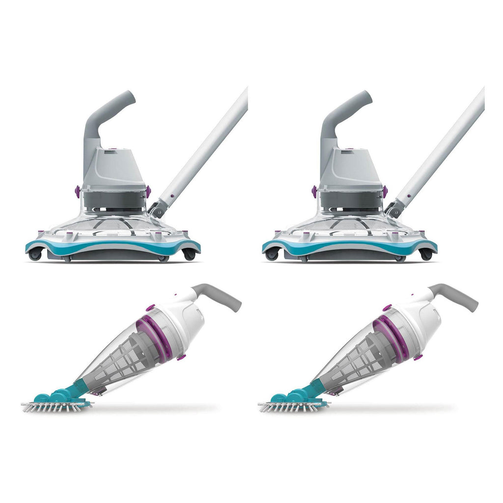 Kokido Pool Products Kokido EV85CBX Telsa 85 Rechargeable Handheld Electric Pool Vacuum Set (2 Pack)