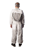 forest beekeeping supply ventilated bee suits for men &amp; women - clear view fencing veil ykk brass zippers light weight &amp; maximum protection professional &amp; beginner beekeeper suit (medium)