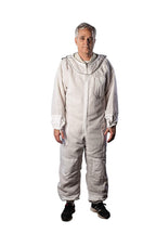 forest beekeeping supply ventilated bee suits for men &amp; women - clear view fencing veil ykk brass zippers light weight &amp; maximum protection professional &amp; beginner beekeeper suit (medium)
