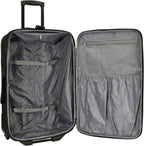 Amsterdam Expandable Rolling Upright Luggage, Navy, Checked-Large 29-Inch