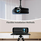 projector android 9.0 wifi led 4k cinema tv native 1080p blue-tooth airplay hdmi
