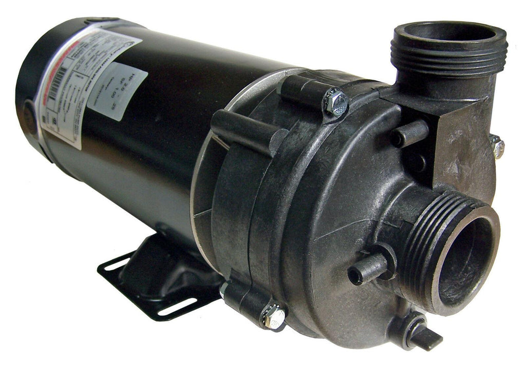 spa hot tub pump - 2hp, 2 speed, 230 volts, 1.5" side discharge