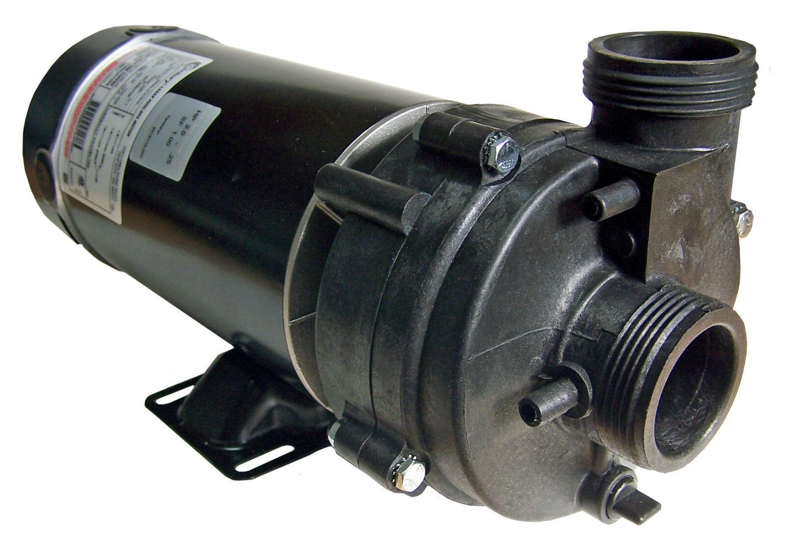 spa hot tub pump - 2hp, 2 speed, 230 volts, 1.5" side discharge