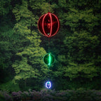 3-Tier Indoor/Outdoor Hanging Christmas Ornaments With Chasing LED Lights