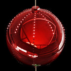 3-Tier Indoor/Outdoor Hanging Christmas Ornaments With Chasing LED Lights