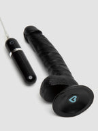 Lifelike Lover Classic Realistic Dildo Vibrator 8 Inch, Black | Black