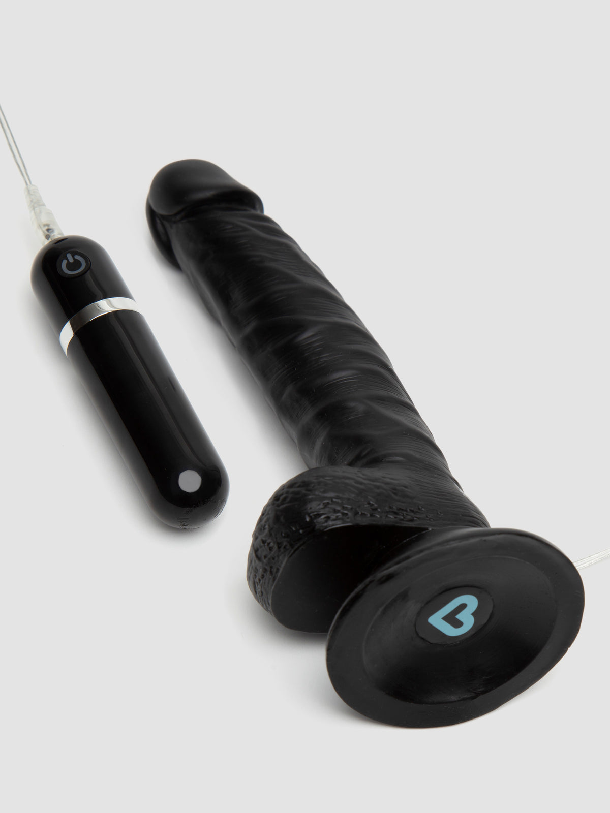 Lifelike Lover Classic Realistic Dildo Vibrator 8 Inch, Black | Black