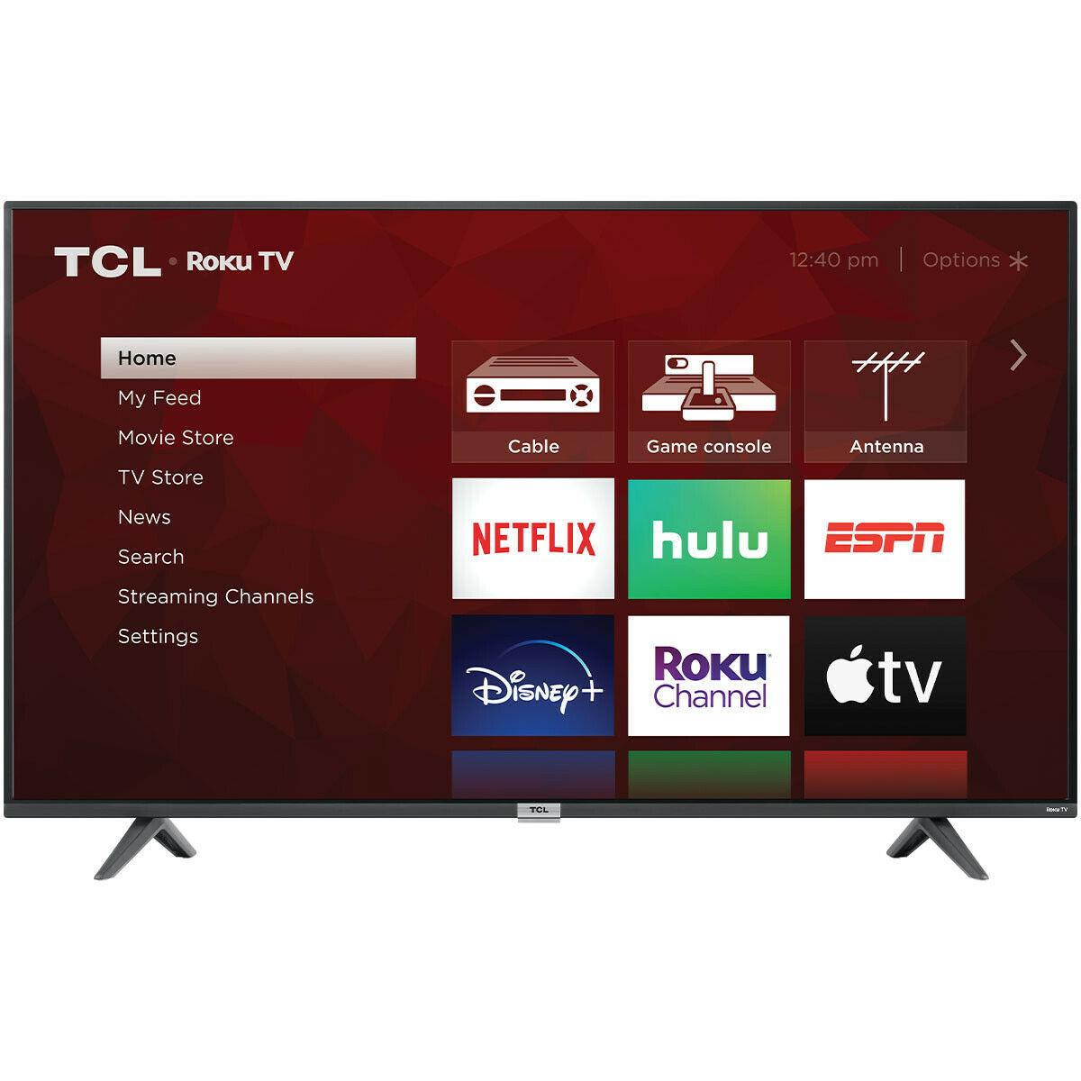 tcl 65" 4k ultra hd hdr roku smart led tv *65s435