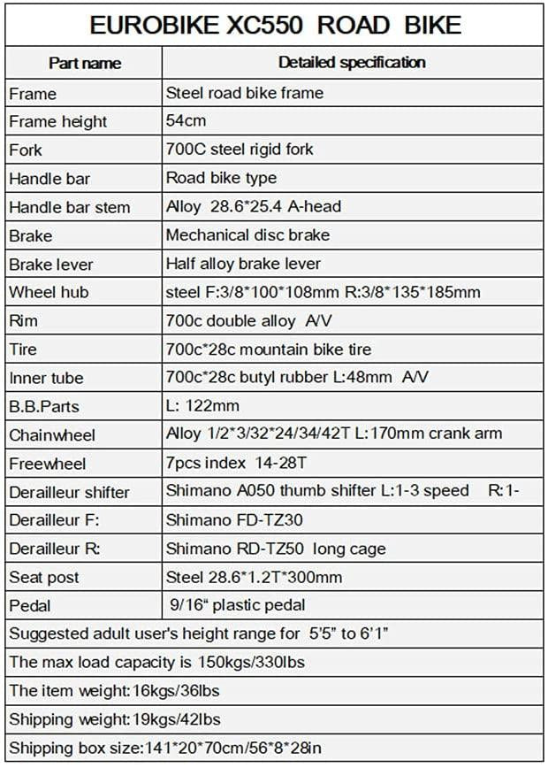 SDXC550 700C Adult Road Bike Steel Frame 54cm Muti Spoke Wheel Dual Disc Brake 21 Speed Gear System Men Road Bicycle
