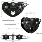 Fusion Climb Tactical Edition Adults Commercial Zip Line Kit Harness/Lanyard/Trolley Bundle FTK-A-HLT-06