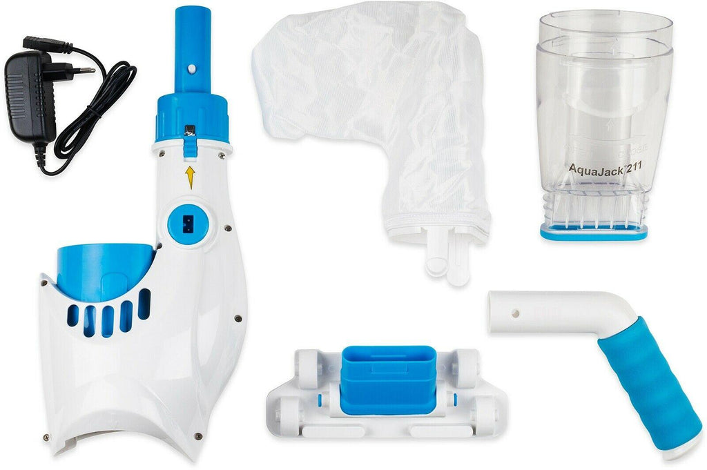 aquajack 211 battery operated inground/above ground swimming pool &amp; spa cleaner