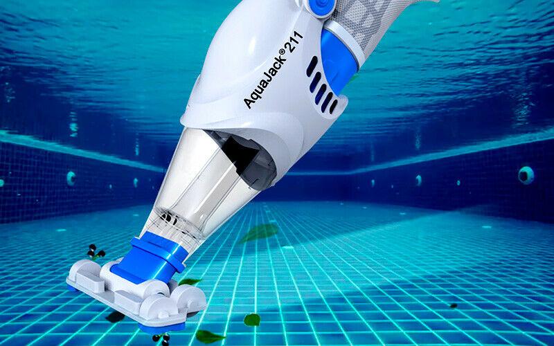 aquajack 211 battery operated inground/above ground swimming pool &amp; spa cleaner