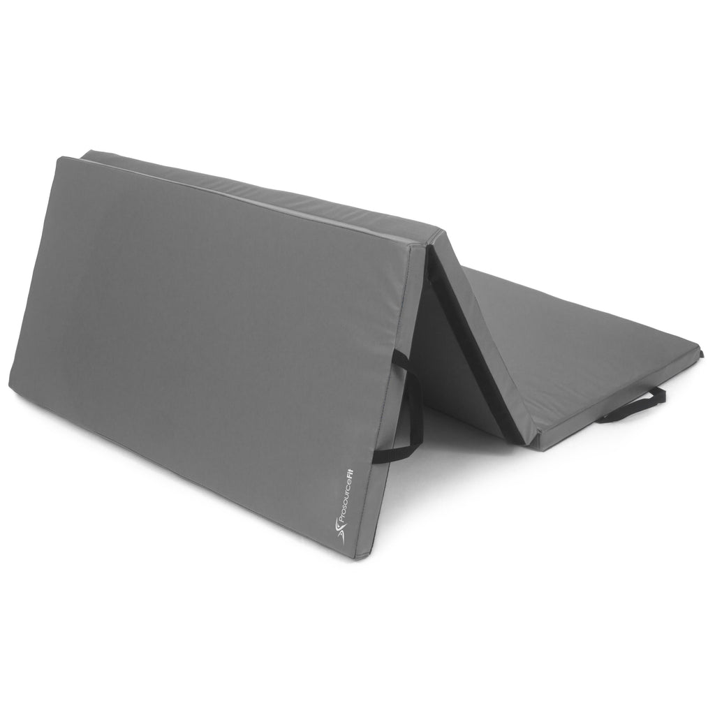 ProsourceFit Tri-Fold Folding Gymnastics Mat 6?x4? for Fitness