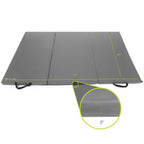 ProsourceFit Tri-Fold Folding Gymnastics Mat 6?x4? for Fitness