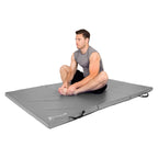 ProsourceFit Tri-Fold Folding Gymnastics Mat 6?x4? for Fitness