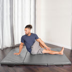 ProsourceFit Tri-Fold Folding Gymnastics Mat 6?x4? for Fitness