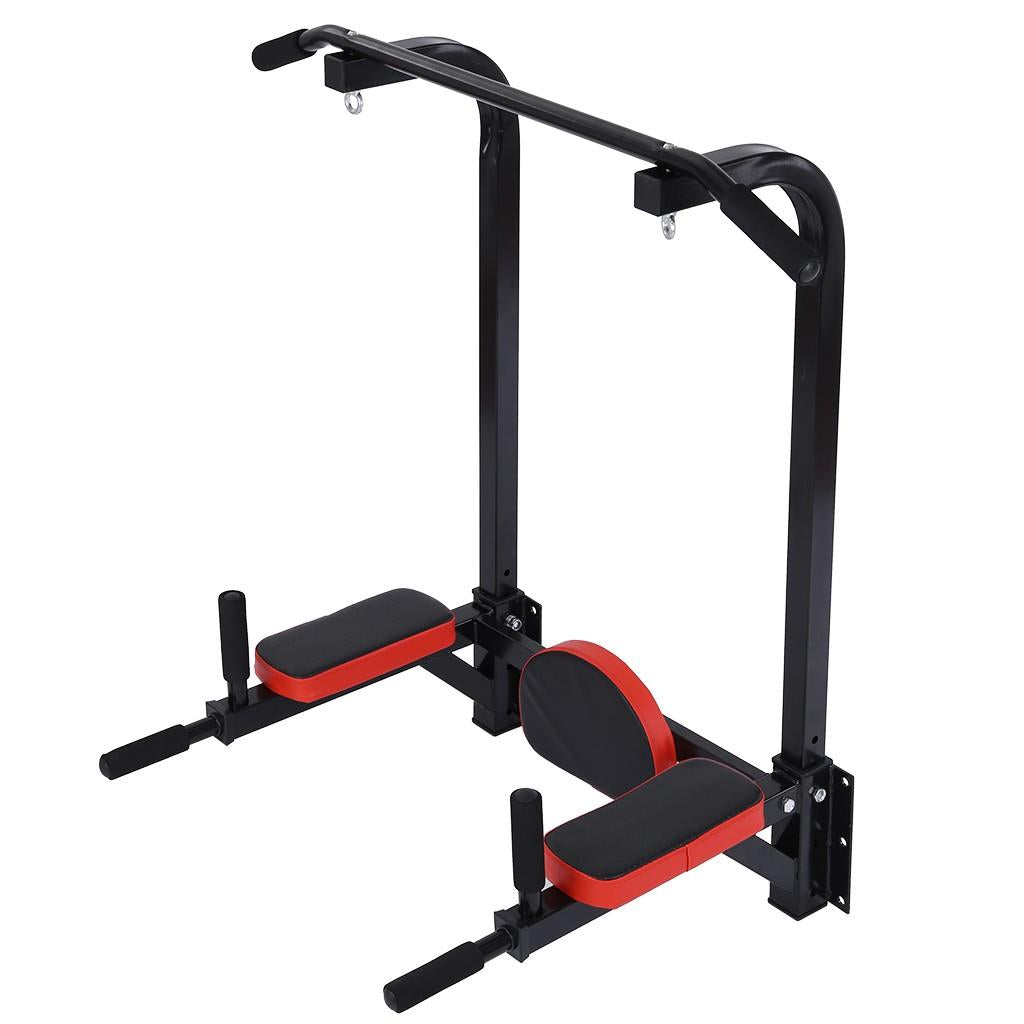 BLUKIDS Multifunctional Wall Mounted Pull Up Bar/Chin Up bar,Dip Station for Indoor Home Gym Workout,Power Tower Set Training Equipment Fitness Dip Stand Supports to 265 Lbs