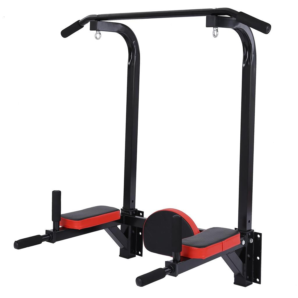 BLUKIDS Multifunctional Wall Mounted Pull Up Bar/Chin Up bar,Dip Station for Indoor Home Gym Workout,Power Tower Set Training Equipment Fitness Dip Stand Supports to 265 Lbs