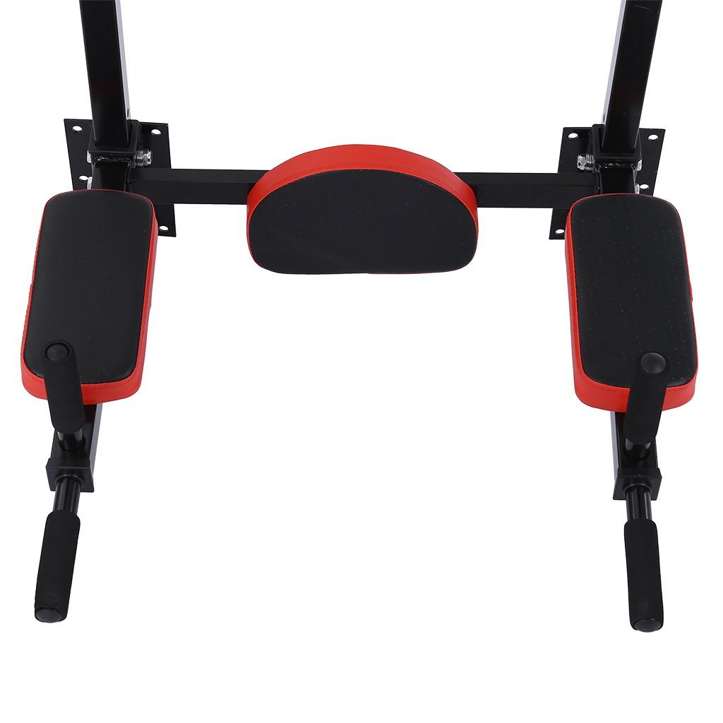 BLUKIDS Multifunctional Wall Mounted Pull Up Bar/Chin Up bar,Dip Station for Indoor Home Gym Workout,Power Tower Set Training Equipment Fitness Dip Stand Supports to 265 Lbs