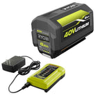 RYOBI Cordless Lawn Mower Walk Behind 40-Volt Brushless Battery Charger
