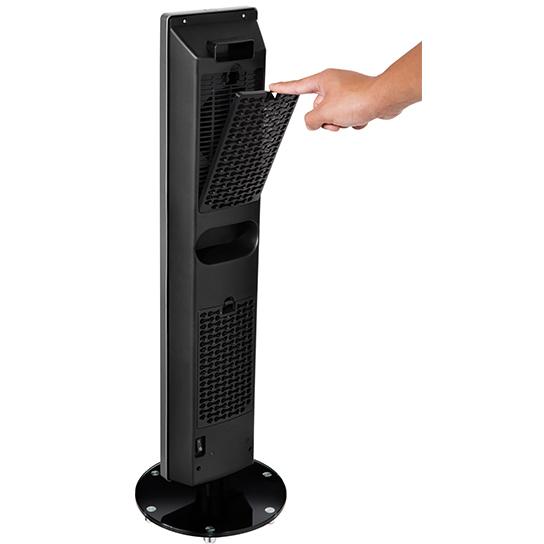 Ozeri OZH1 Dual Zone Oscillating Ceramic Heater with Adjustable Thermostat and Remote Control