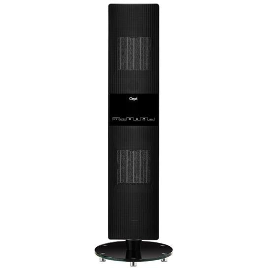 Ozeri OZH1 Dual Zone Oscillating Ceramic Heater with Adjustable Thermostat and Remote Control