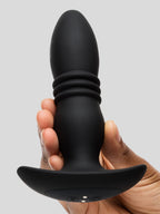 Doc Johnson A-Play Remote Control Thrusting Butt Plug, Black