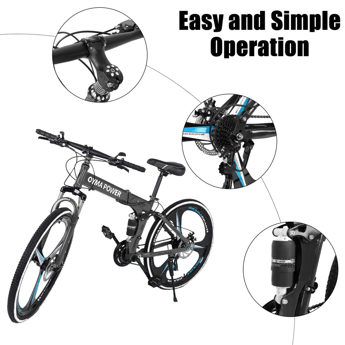 Hxroolrp Factory Direct Mountain Bike 27.5 Inch