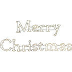 Fraser Hill Farm Christmas Giant Outdoor LED Lights, 2-Piece Merry Christmas Sign in Warm White