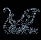 40" Clear LED Lighted Christmas Sleigh Outdoor Decor