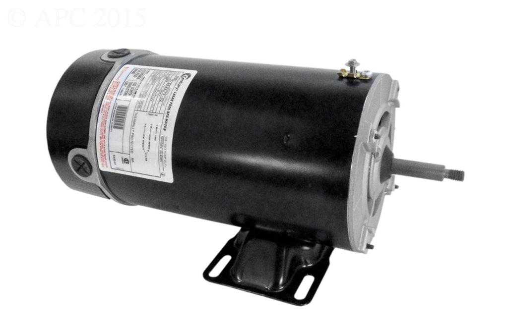 2 hp black dual speed round flange pool motor