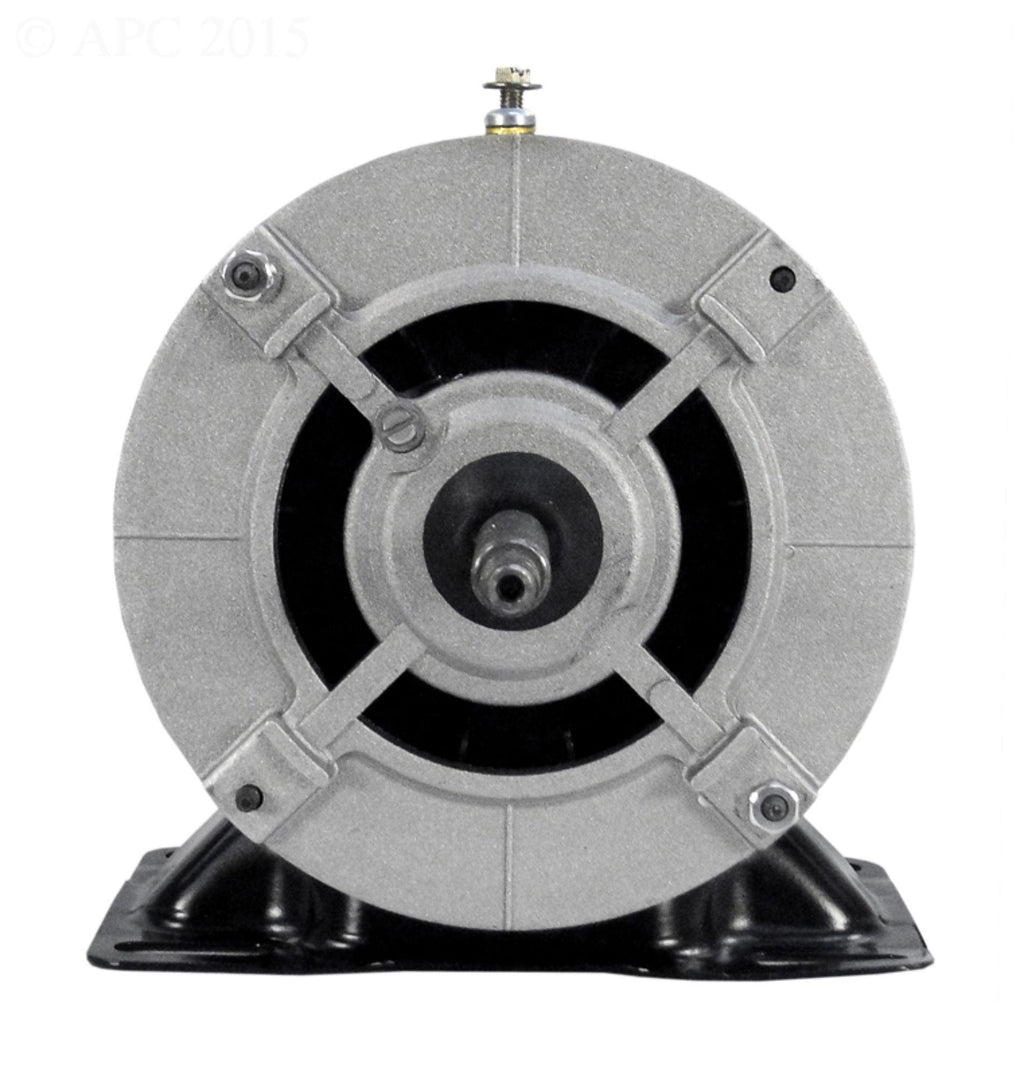 2 hp black dual speed round flange pool motor