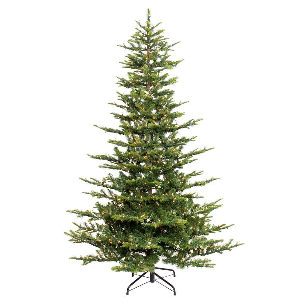 7.5 ft. Aspen Fir Artificial Christmas Tree with 700 Warm White Lights