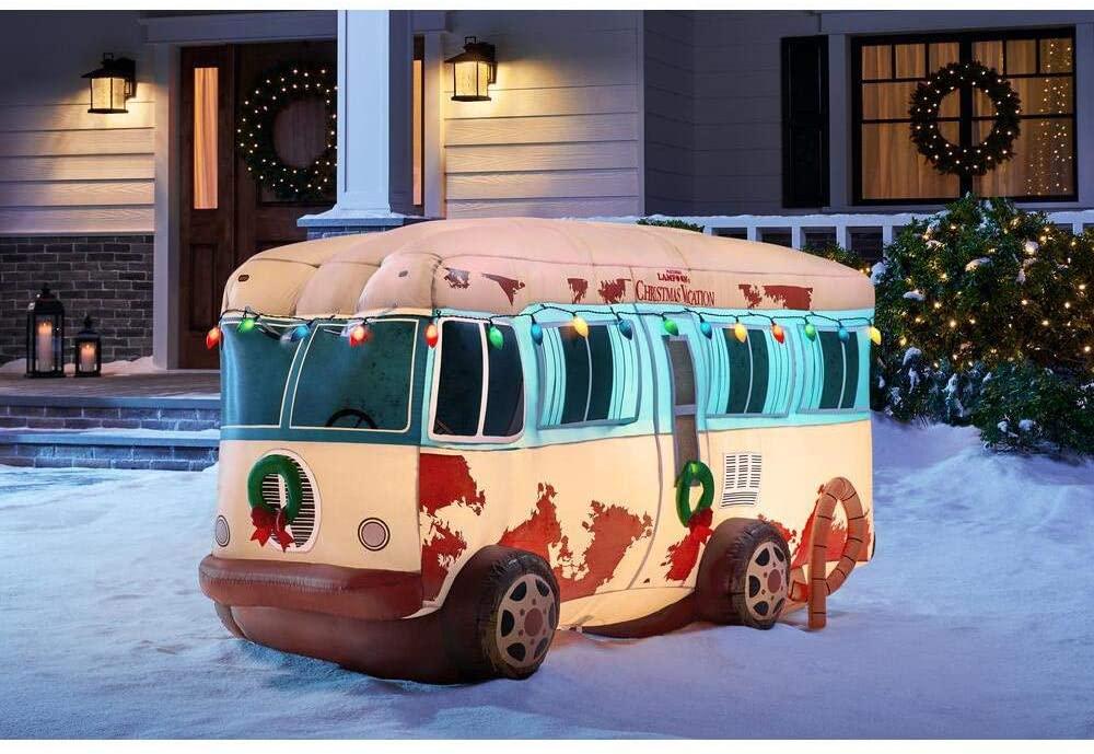 Gemmy 7.5Ft. Wide Christmas Inflatable National Lampoon's Christmas Vacation Uncle Eddie's RV Indoor/Outdoor Holiday Decoration