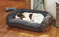 Orvis Comfortfill-eco Bolster Dog Bed with Fce/Medium Dogs 40-60 Lbs, Mocha,