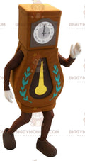 Giant longcase clock BIGGYMONKEYmascot costume. Grandfather clock