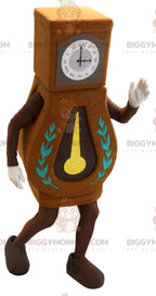 Giant longcase clock BIGGYMONKEYmascot costume. Grandfather clock
