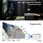 1080p android smart wifi projector full hd proyector airplay bt movie tv 5000lms