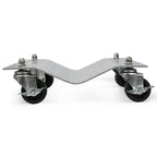 4 Piece 6000lbs Car Dolly Tire Wheel Dollies Dolly Vehicle Car Auto Silver