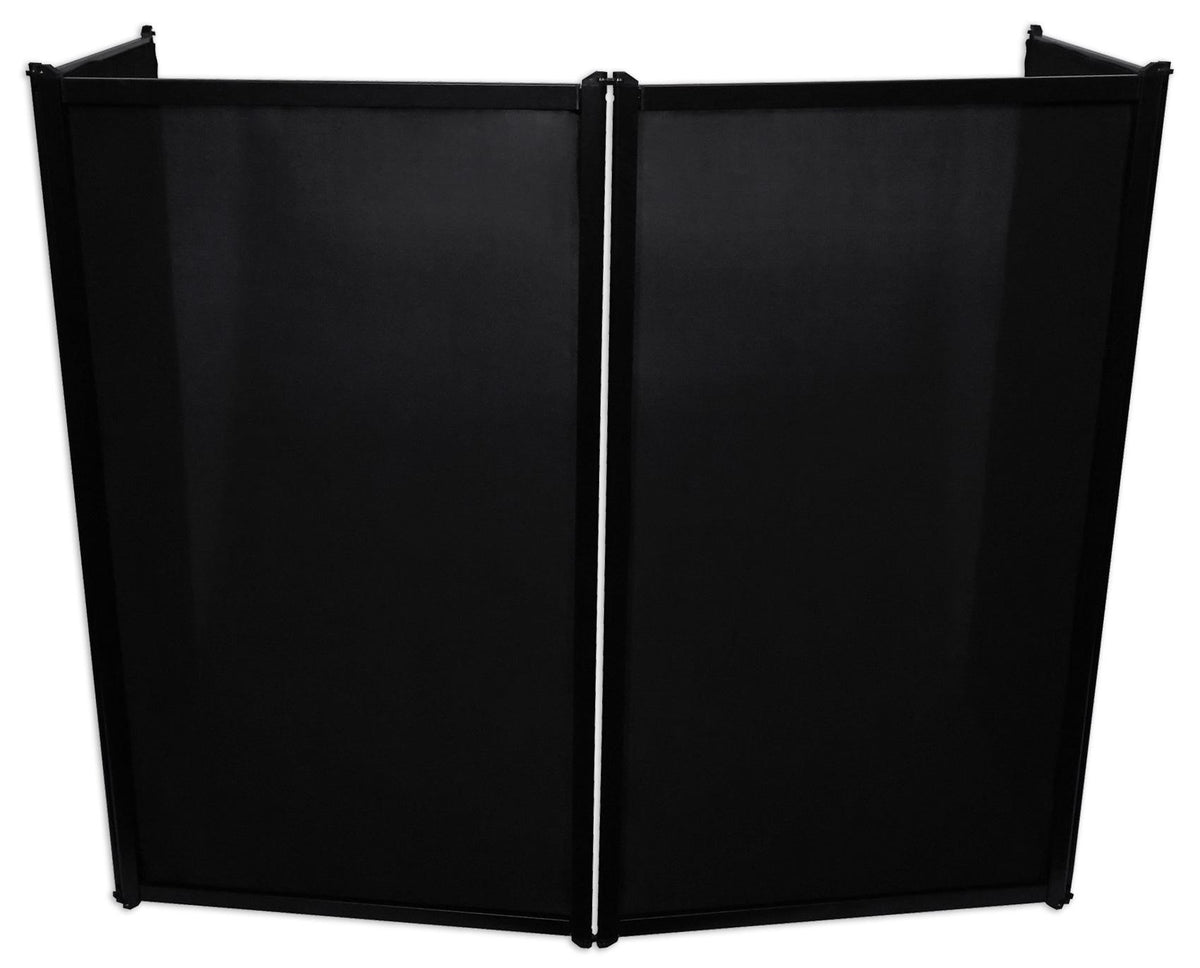 Rockville RFAAB DJ Event Facade Booth+Travel Bag+Scrim+LED Fog Machine+Juice
