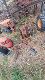david bradley walk behind tractor brush rotary mower