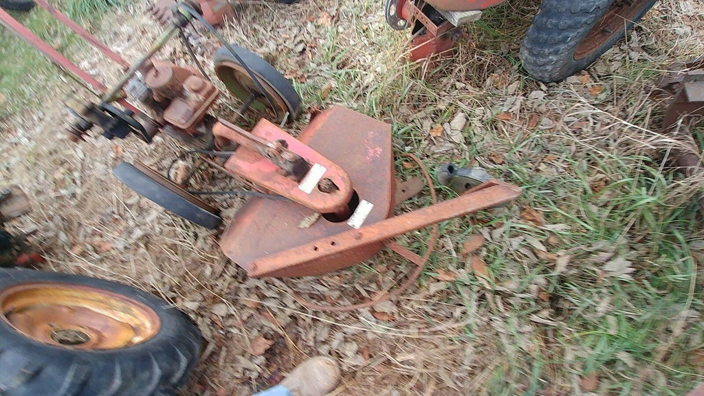 david bradley walk behind tractor brush rotary mower