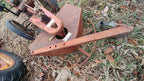 david bradley walk behind tractor brush rotary mower