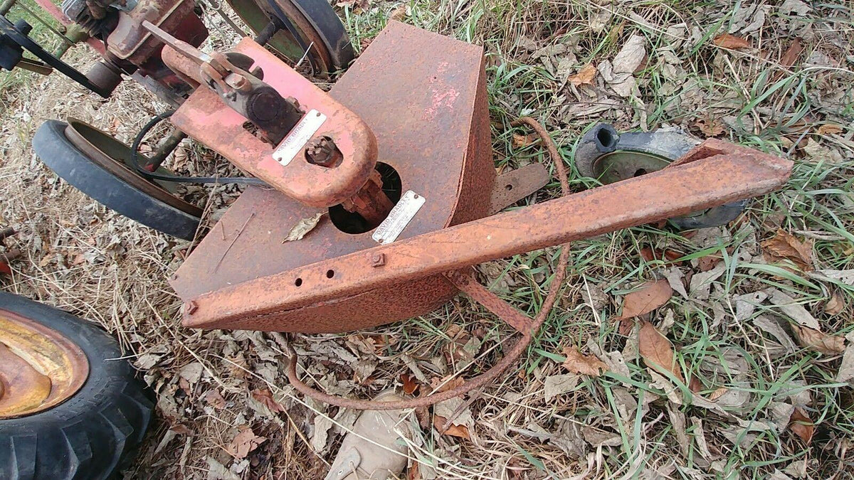 david bradley walk behind tractor brush rotary mower