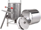 anessoil home manual crank stainless steel honey extractor honeycomb spinner beekeeping equipment beeswax machine